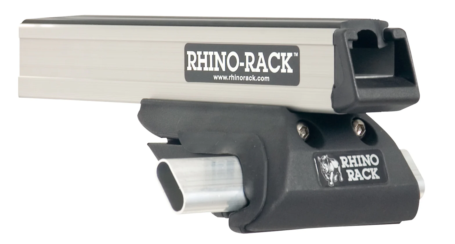 Mitsubishi Pajero (2002-2006) NP 4dr 4WD With Roof Rails Heavy Duty CXB Silver 3 Bar Roof Rack JA0757 Rhino Rack