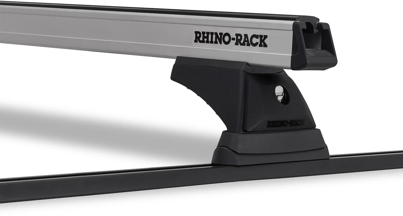 Mazda BT-50 (2012-2020) Gen2 4dr Ute Freestyle Cab 11 to Heavy Duty RCH Silver 2 Bar Roof Rack JB1670 Rhino Rack