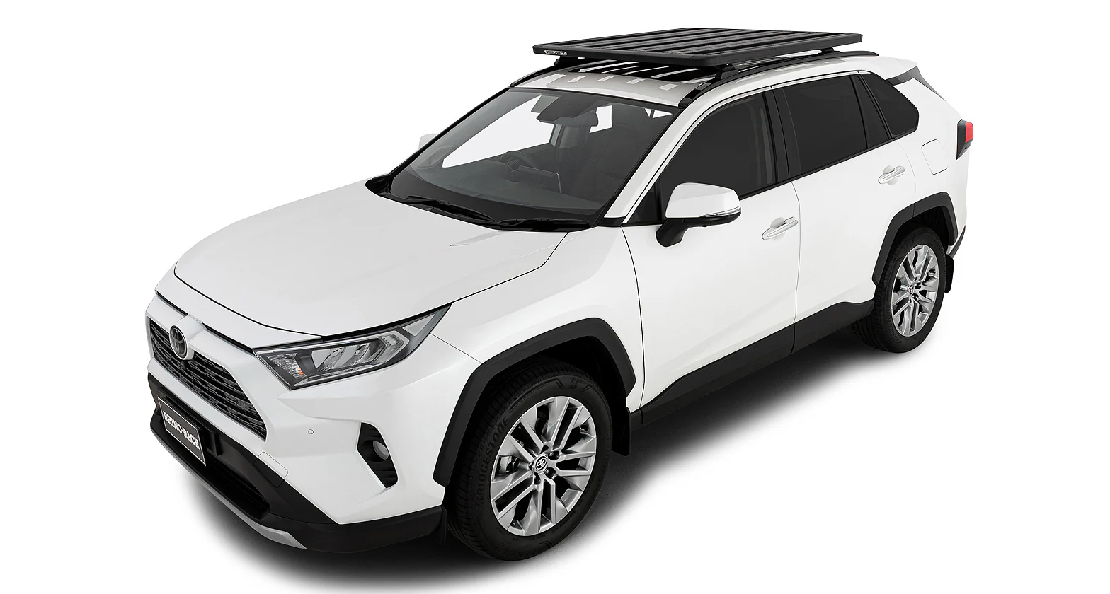 Toyota Rav4 (2019-20) Gen 5, XA50 5dr SUV With Flush Rails Pioneer Platform (1328mm x 1236mm) with RCH Legs JB1677 Rhino Rack