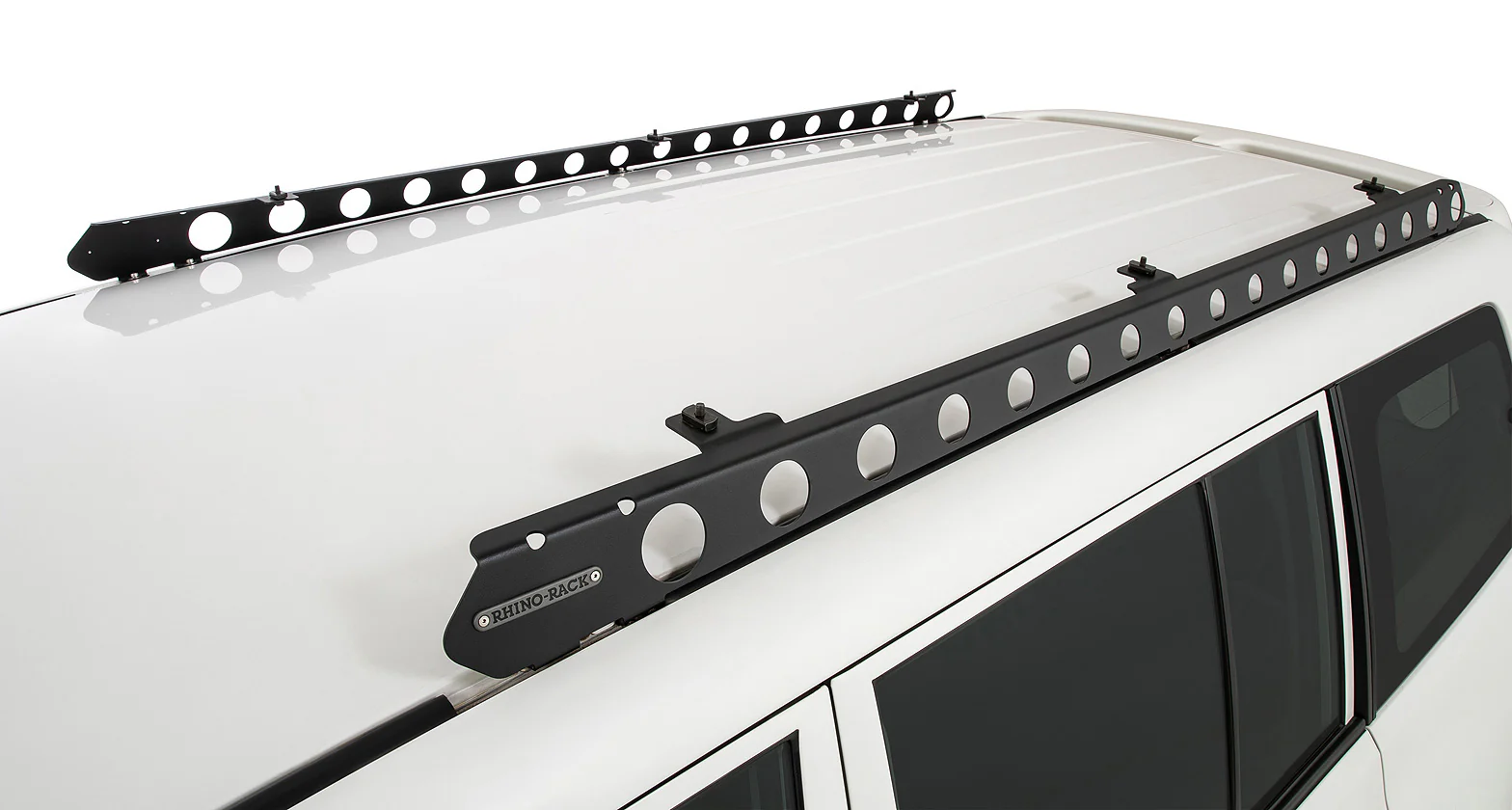Mitsubishi Pajero (2006-2020) NS-NX 4dr 4WD LWB (With Roof Rails) Pioneer Platform (1928mm x 1236mm) with Backbone JB1255 Rhino Rack