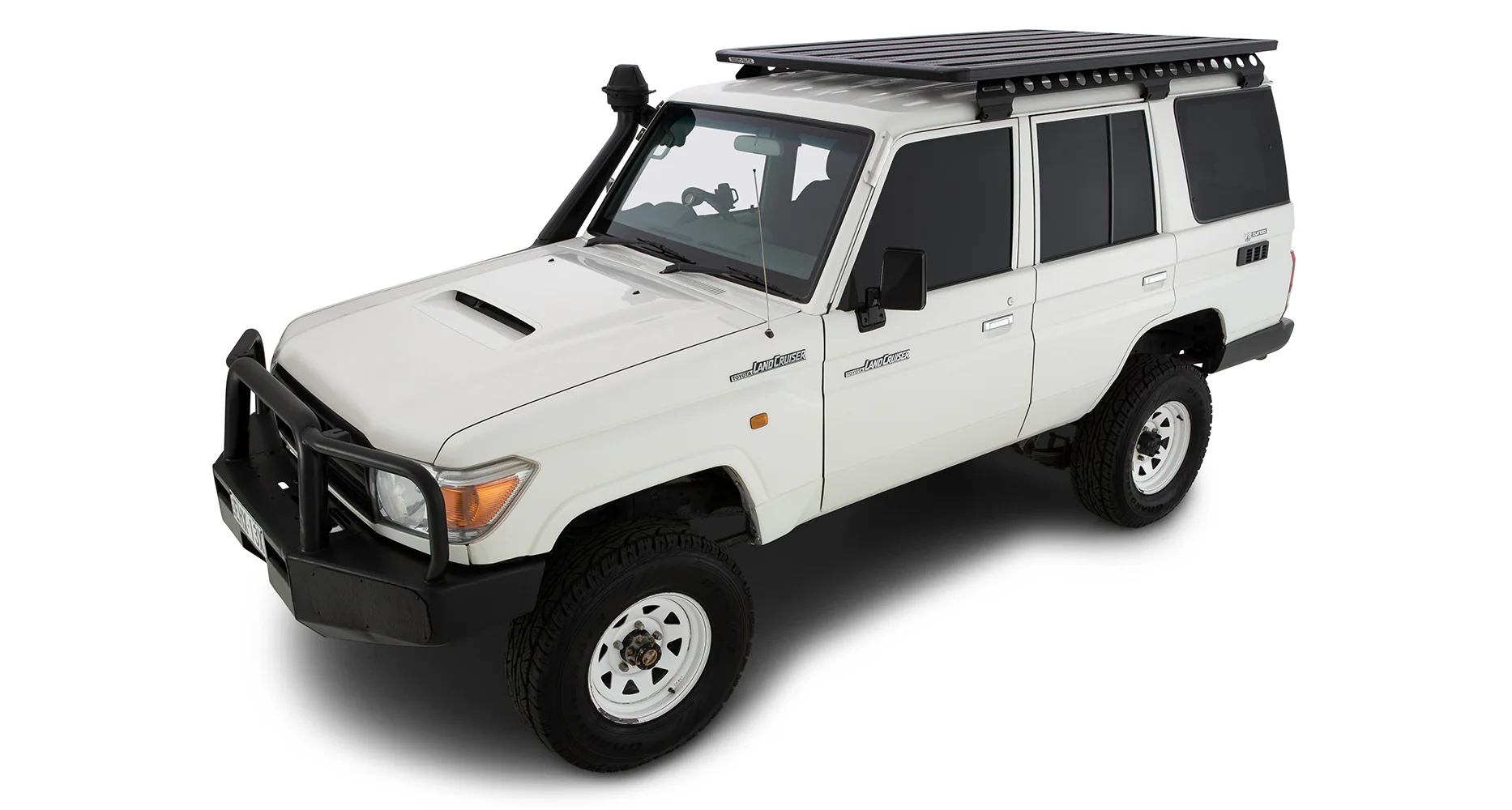 Toyota LandCruiser (2007-2023) 76 Series 4dr 4WD Pioneer Platform (2128mm x 1426mm) with Backbone JC-01268 Rhino Rack