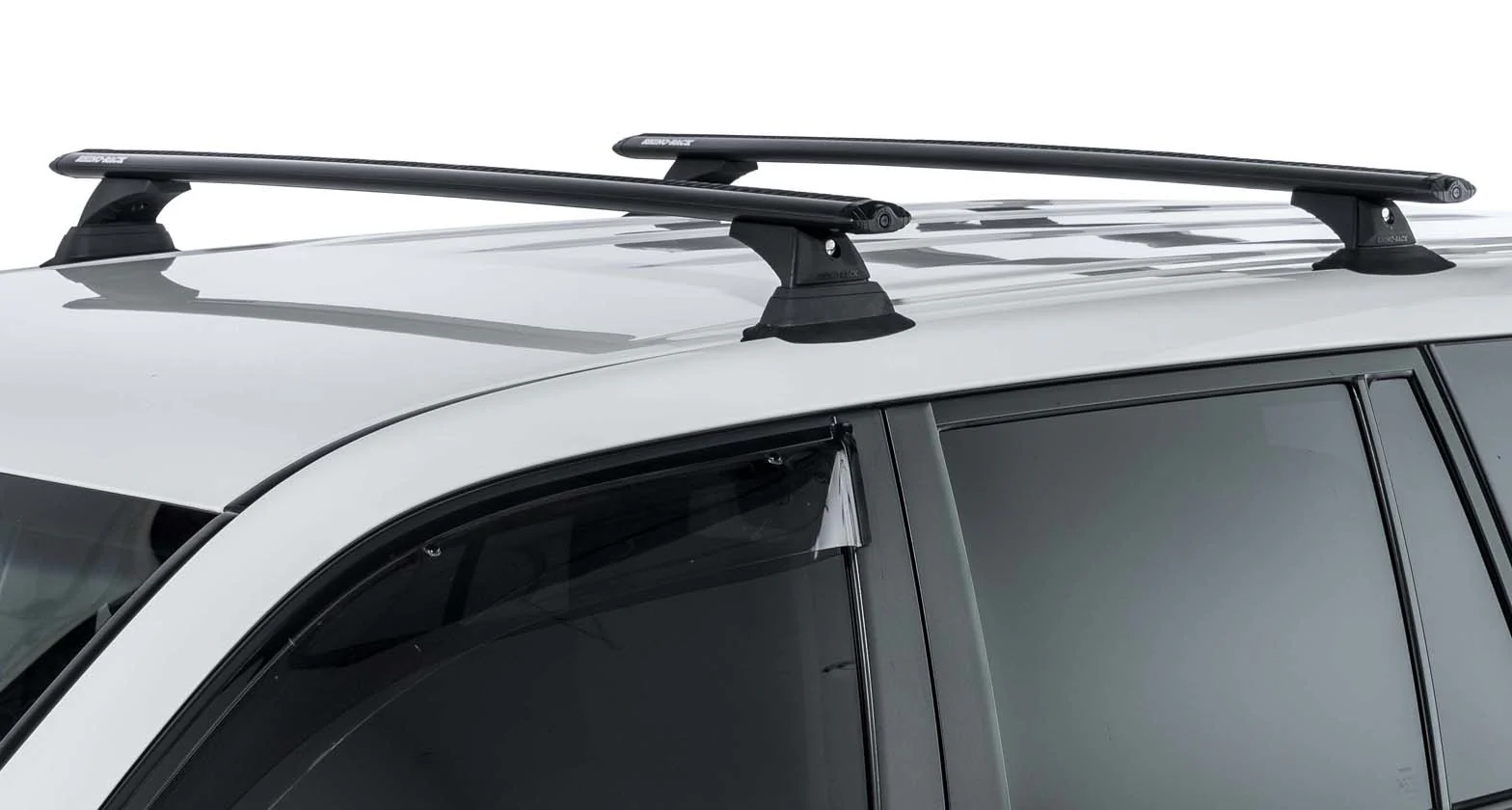 Nissan Patrol (2012-2020) Y62 5dr 4WD 12 to Vortex RCH Black 3 Bar Roof Rack JA9592 Rhino Rack