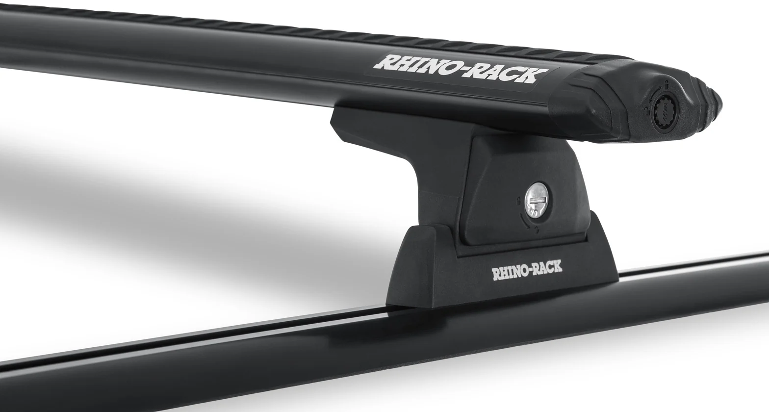 Isuzu MU-X (2013-2021) Gen1, LS-U & LS-M 5dr SUV 13 to Vortex RLT600 Trackmount Black 3 Bar Roof Rack JA8164 Rhino Rack