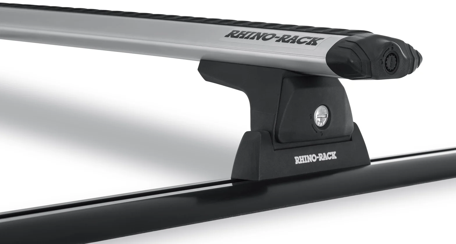 Isuzu MU-X (2013-2021) Gen1, LS-U & LS-M 5dr SUV 13 to Vortex RLT600 Trackmount Silver 2 Bar Roof Rack JA7717 Rhino Rack
