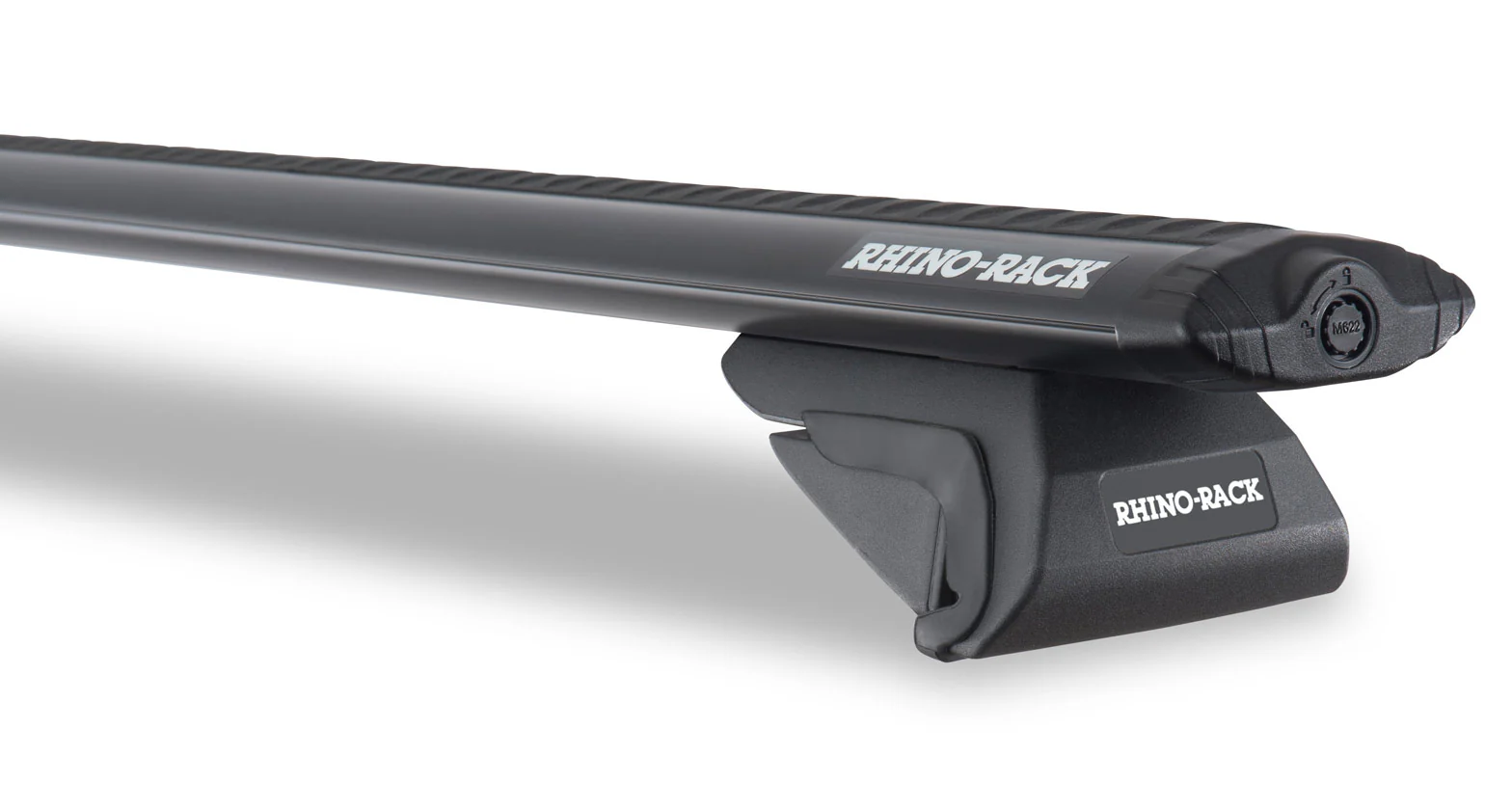 Lincoln Navigator (2007-2012) 5dr 4WD With Roof Rails Vortex SX Black 2 Bar Roof Rack JA1937 Rhino Rack