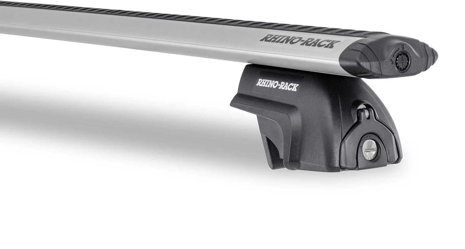 Volkswagen Touareg (2003-2011) 7L 4dr SUV With Roof Rails Vortex SX Silver 2 Bar Roof Rack JA5992 Rhino Rack