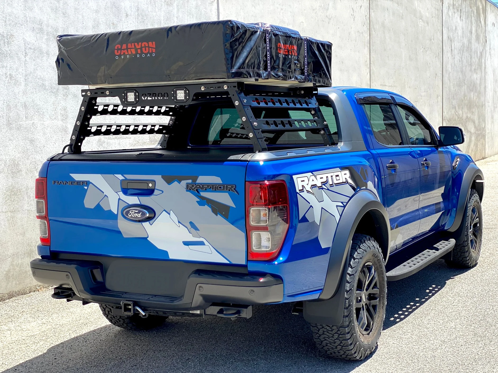 Rooftop Tent/ Tub Rack/ Rollercover Package - 2 Person Soft Shell Tent (LONG STYLE) - Image 6