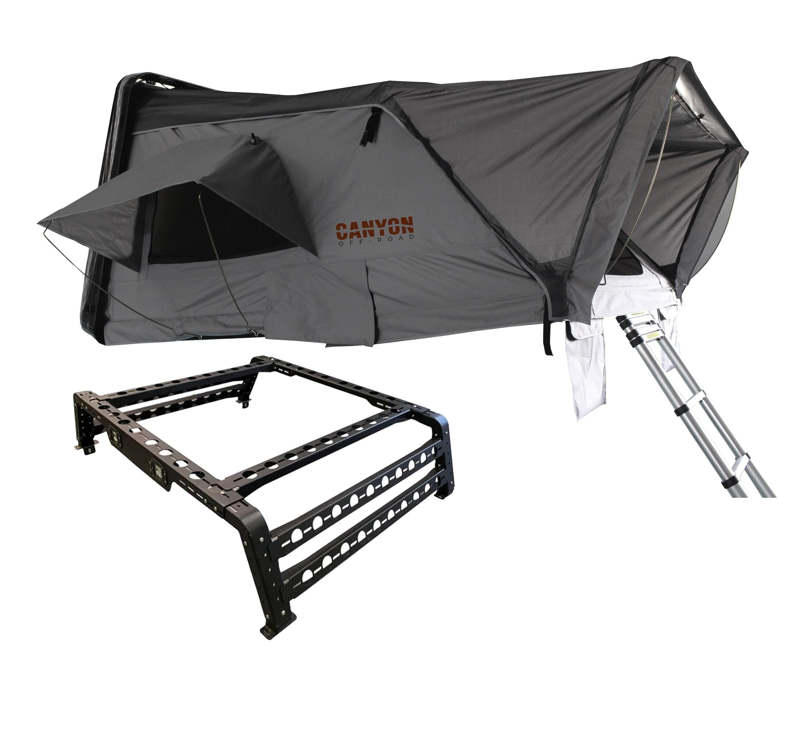 Rooftop Tent & Tubrack Package - 2 Person Hard Shell Tent - Image 2