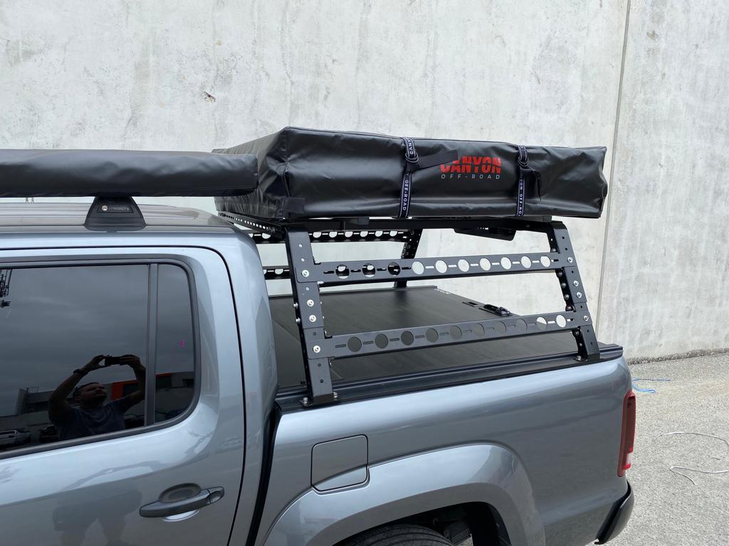 Rooftop Tent & Tubrack Package - 2 Person Soft Shell Tent (PANORAMA Long Style) - Image 7