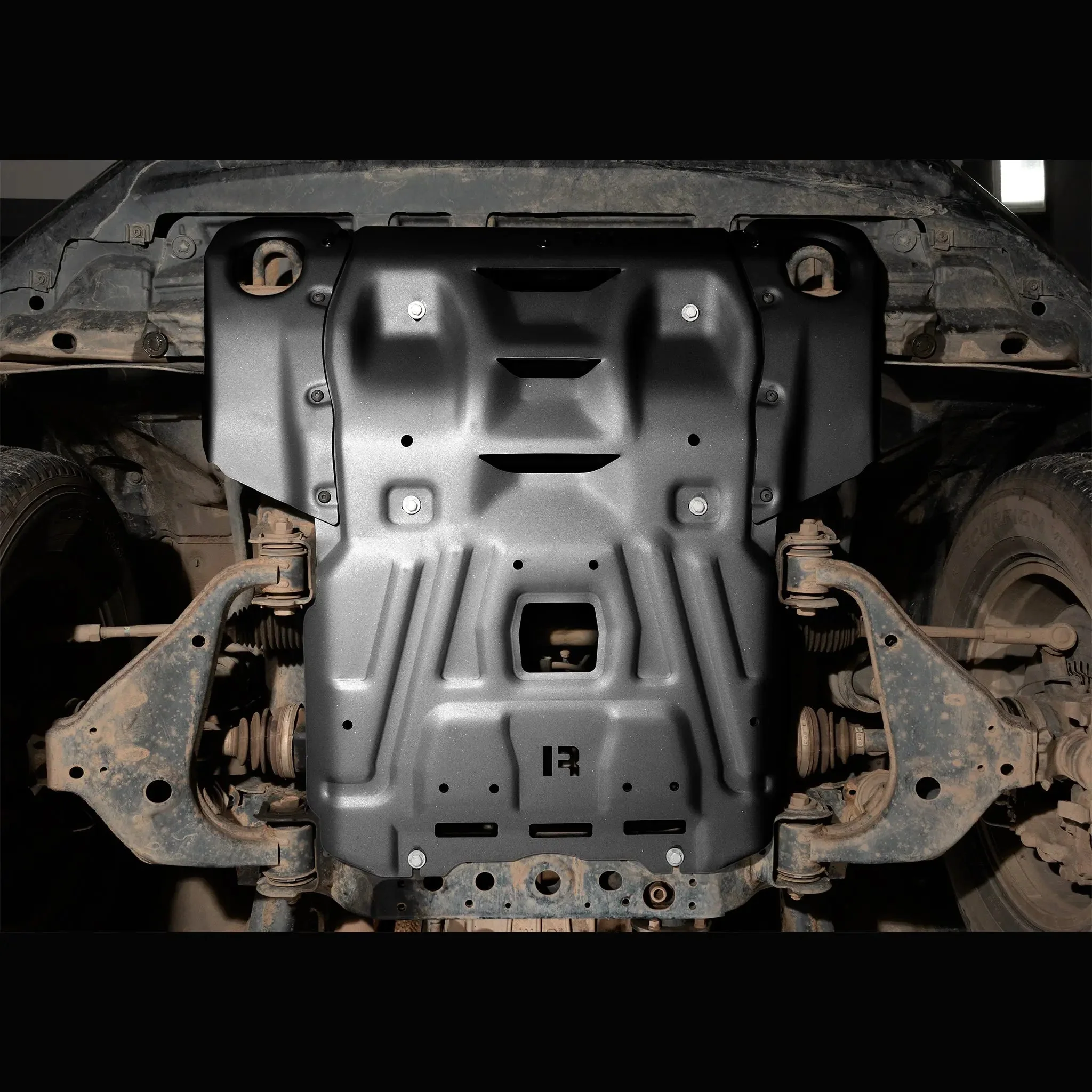 Toyota Hilux (2015-2025) Set of 2 Steel Bash Plates – / Toyota Fortuner (2015-On) – Radiator/Engine & Transmission - Image 2