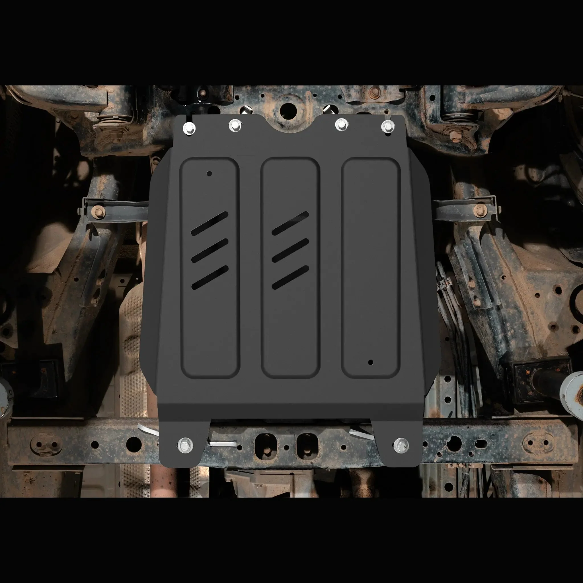 Toyota Hilux (2015-2025) Set of 2 Steel Bash Plates – / Toyota Fortuner (2015-On) – Radiator/Engine & Transmission - Image 3