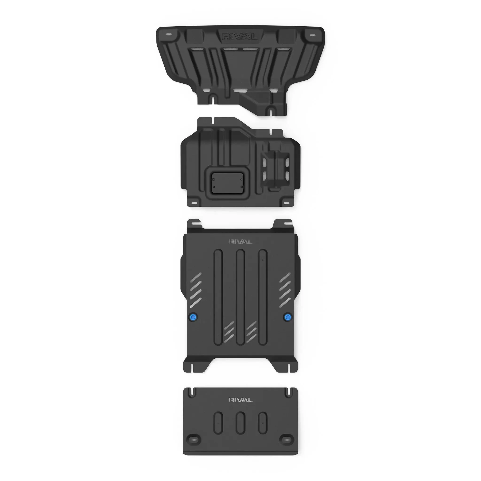 Ford Ranger (2022-2025) Set of 4 Steel Bash Plates Ford Ranger Next Gen / Ford Everest Next Gen / Amarok (2023-Present)