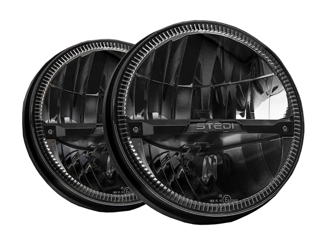 STEDI 7 Inch Homage LED Headlight(For Toyota LandCruiser) (Pair) - LED-HOMAGE-7-PAIR-LC
