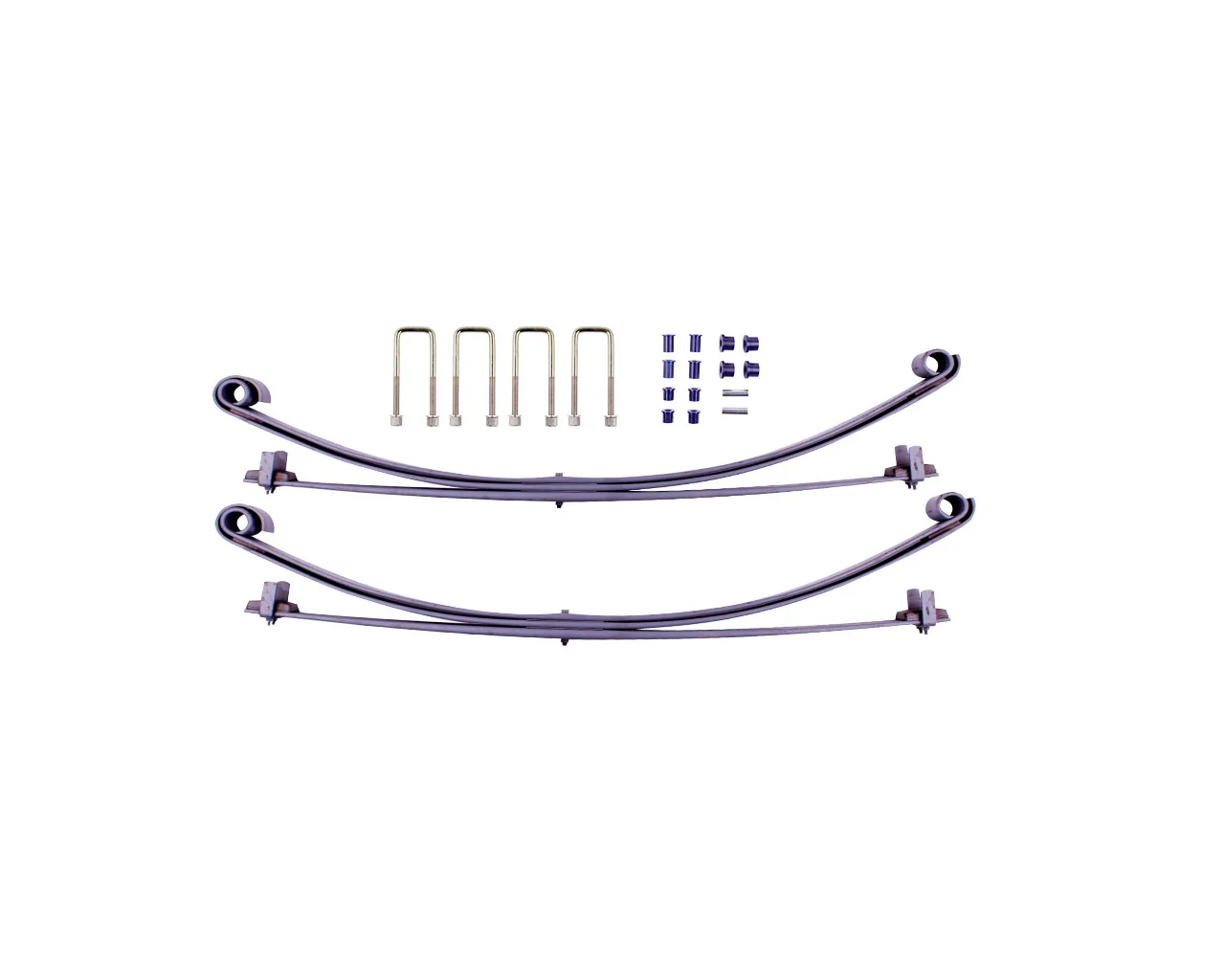 Toyota Landcruiser 76 Series (2009-2022) 09-ON 1 x Pair Rear Parabolic Leaf Springs Parabloic Rear Leaf Springs (Pair)
