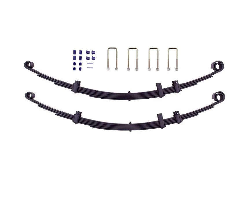 Nissan Patrol (1988-1998) Tough Dog Leaf Springs (Pair) Suit 50 Mm Lift Includes Bush Kit And U-Bolts To Suit