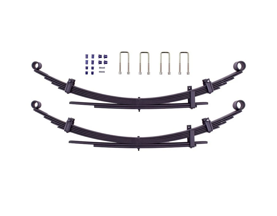 Mitsubishi Pajero (1983-1991) Tough Dog Leaf Springs (Pair) Includes Bush Kit And U-Bolts To Suit