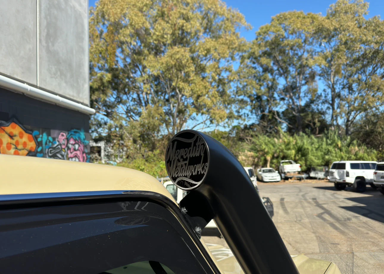 Toyota Landcruiser (2024-2026) Facelift 79 Series LandCruiser 5" Stainless Steel Snorkel Kit - Meredith Metalworks - Image 4