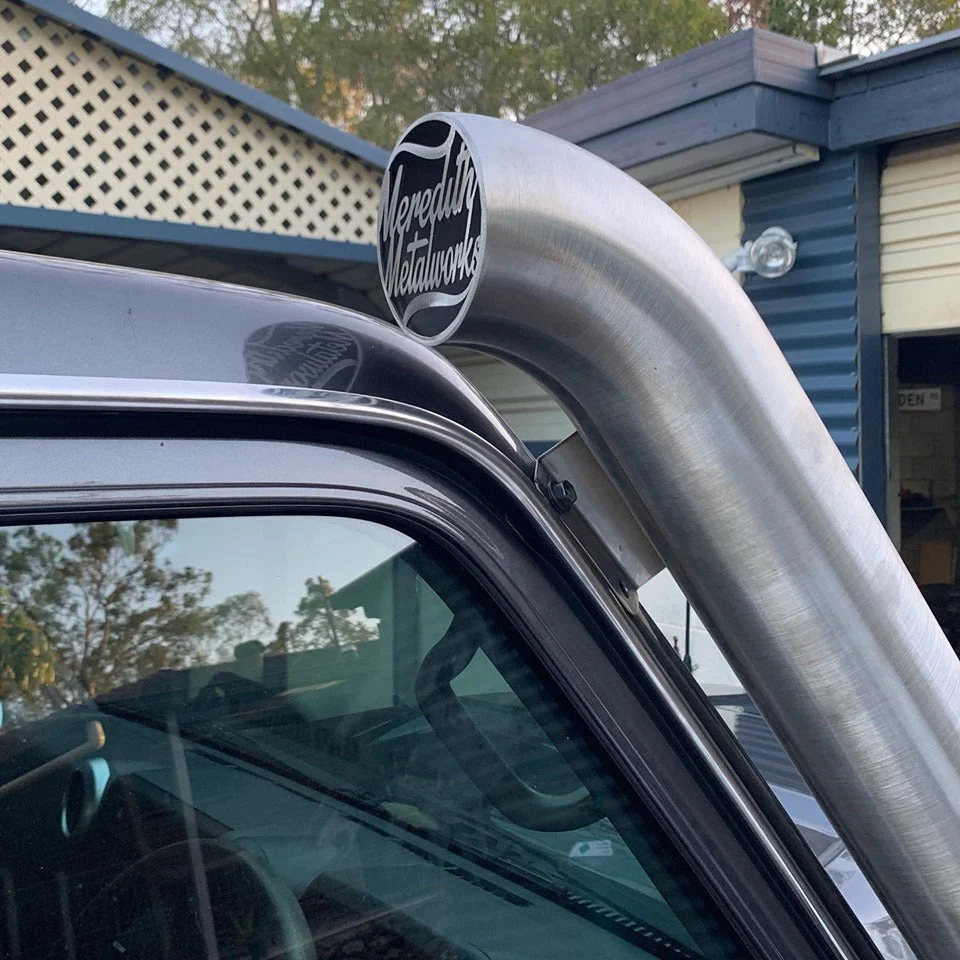 Toyota Landcruiser (1999-2023) VDJ 76/78/79 Series Landcruiser 4" Stainless Steel Snorkel Kit - Image 4
