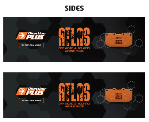 Toyota Fortuner (2015-2021) GUN156 REAR Atlas Performance 4WD and Touring Brake Pads - Image 5