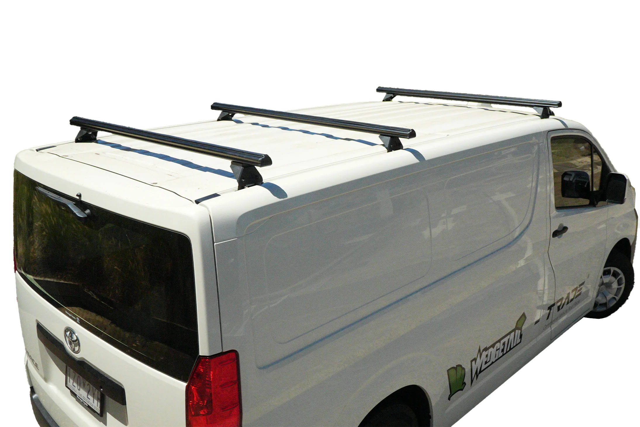 Toyota Hiace LWB (05/19 – Current) Trademax Crossbars x 3 Wedgetail - Image 5