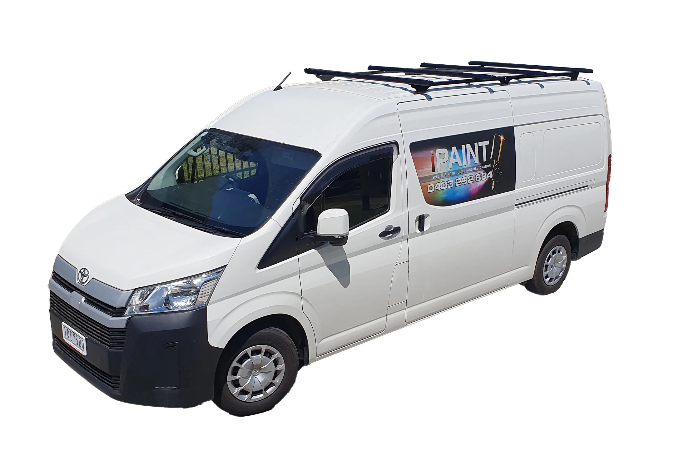 Toyota Hiace SLWB H/Roof (05/19 – Current) Trademax Crossbars x 4 Wedgetail - Image 2