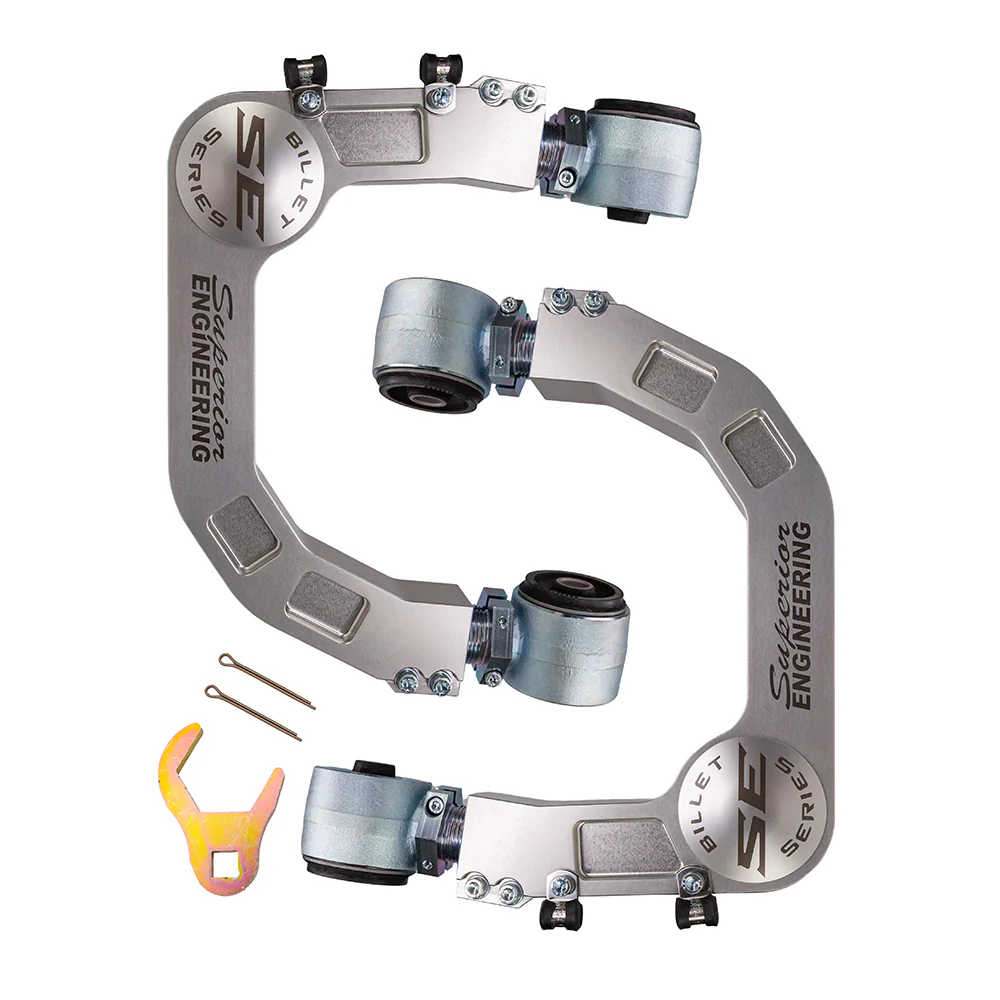 Toyota Hilux (03/2005-06/2015) Superior Engineering Superior Billet Series 6061-T6 Alloy Gen 2 Adjustable Upper Control Arms Suitable For Toyota Hilux - MAN-BUCA-A-HLX11-B