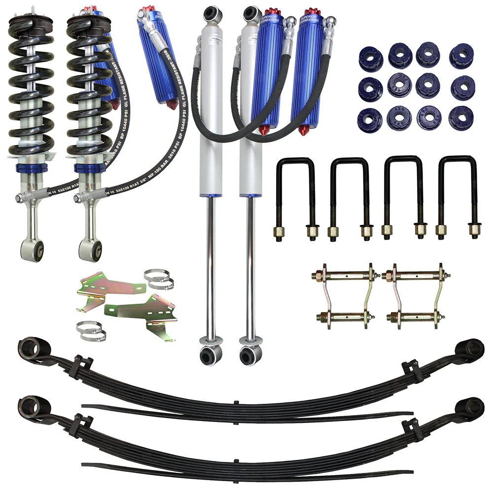Toyota Hilux (03/2005-06/2015) Superior Engineering Superior Remote Reservoir 2.0 2 Inch (50mm) Lift Kit Suitable For Toyota Hilux 2005-15 (Kit) - SUP-RR-VIGO2