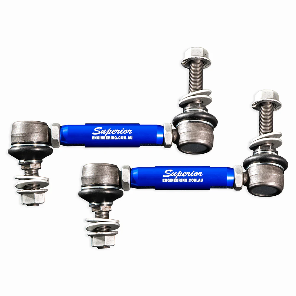 Toyota Hilux (07/2015-current) Superior Engineering Superior Billet Series 6061 - T6 Alloy Sway Bar Link Kit Front Suitable for Toyota Hilux 2005 On/Prado 2002 On/FJ Cruiser 2006-2018 - SWBL-A-HLX09-A