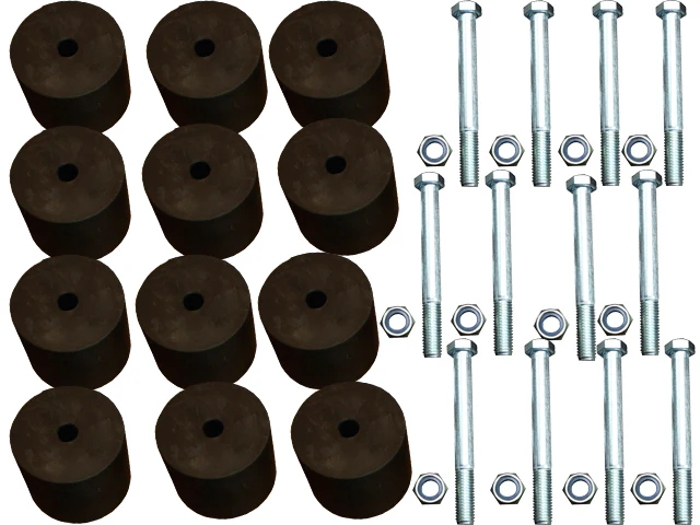 Toyota Hilux (10/1988-11/1997) Superior Engineering Body Lift Kit 2 Inch (50mm) Lift Suitable For Toyota Hilux SAF Single Cab (Diesel Auto Tray Back) with Tray Lift (Kit) - BLKHLXSAFSCDATB