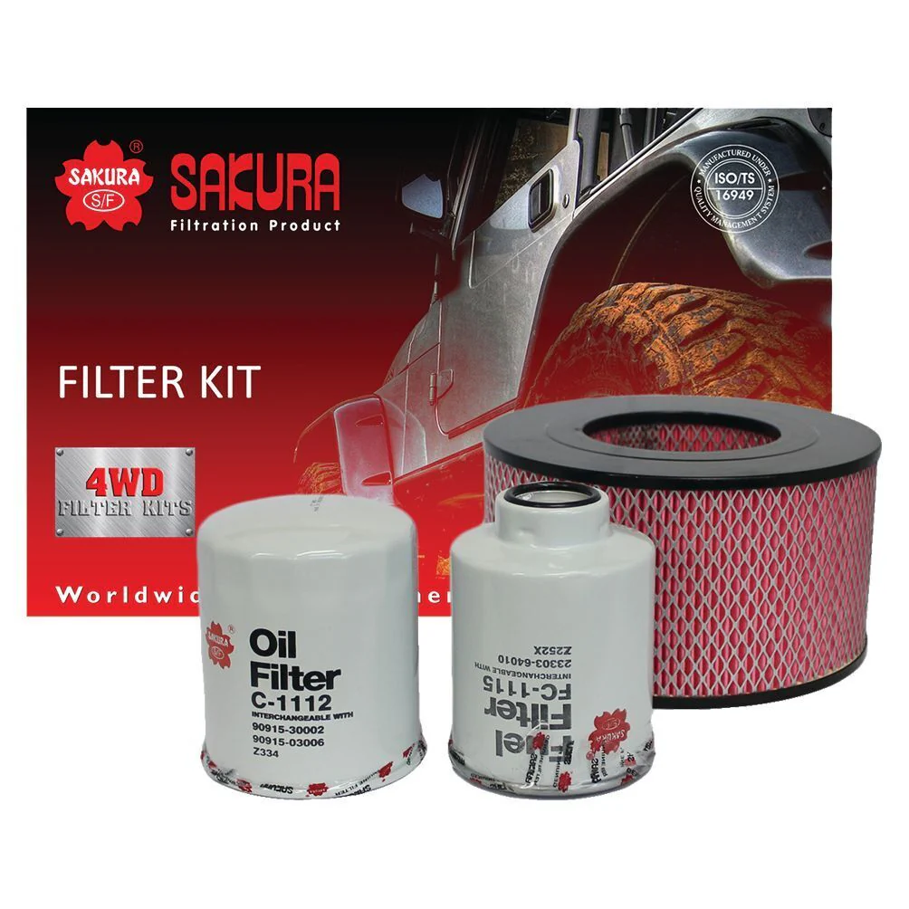 Toyota Hilux (1979-1997) Sakura Filter Kit Oil Air Fuel Toyota Hilux LN Various