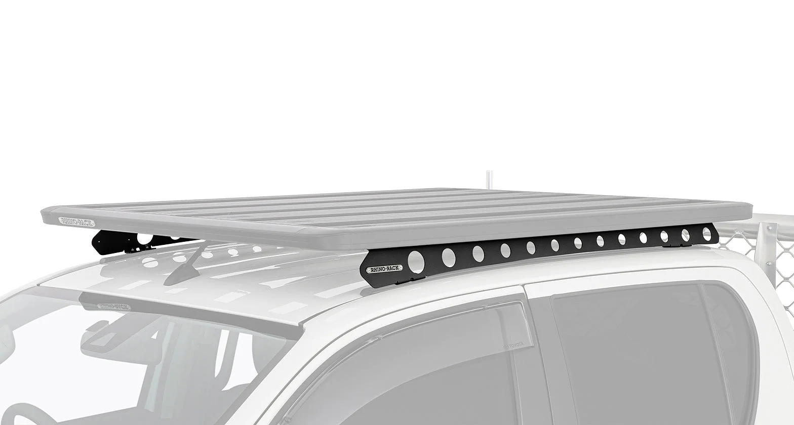 Toyota Hilux (2005-2015) Rhino-Rack Backbone & Pioneer Platform Tray Tradie Rack - Image 6