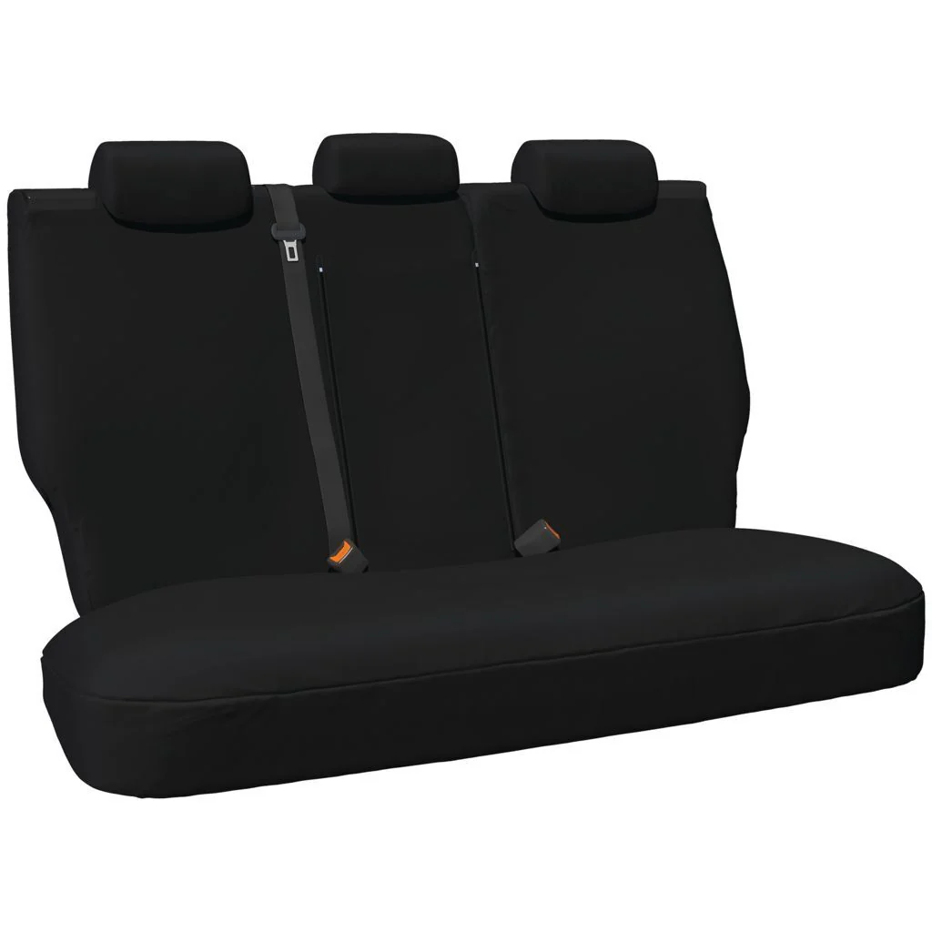 Toyota Hilux (2005-2015) Toyota Hilux - Black Canvas - Rear Seat Covers
