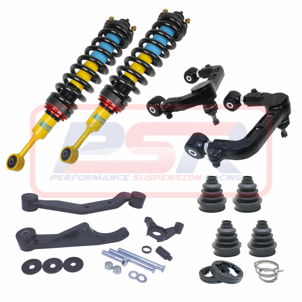 Toyota Hilux (2015-2024) N80 PSR BILSTEIN Front 2-4" Adjustable Lift Kit (Adjustable Struts, diff drop, control arms) - Image 2