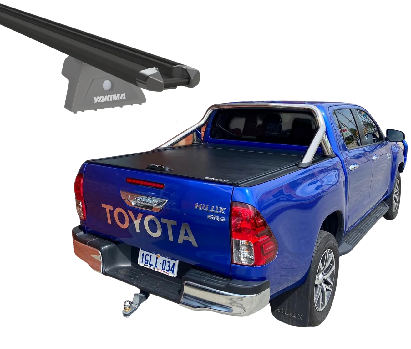 Toyota Hilux (2015-2025) EXTRA CAB GUN Lockable Roller Ute Tray Cover - Image 19