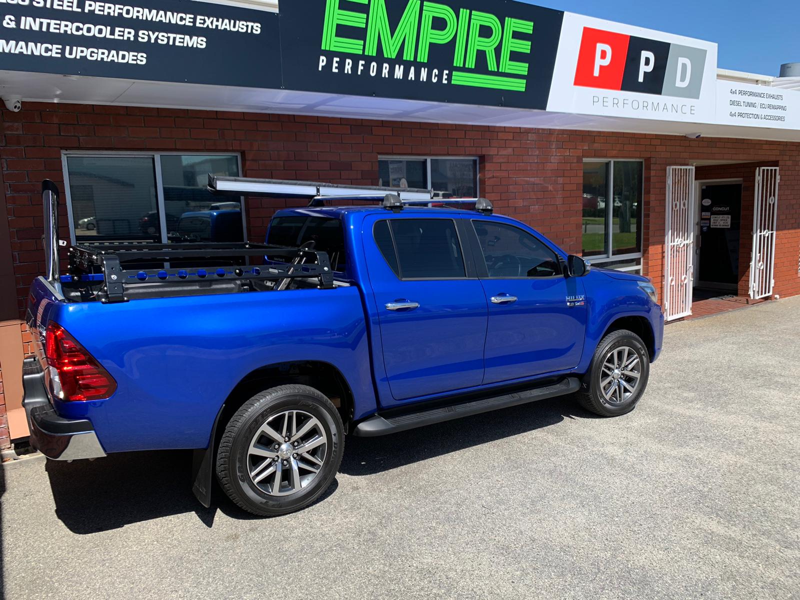 Toyota Hilux (2015-2024) OzRoo Tub Rack - Half Height & Full Height - Image 2