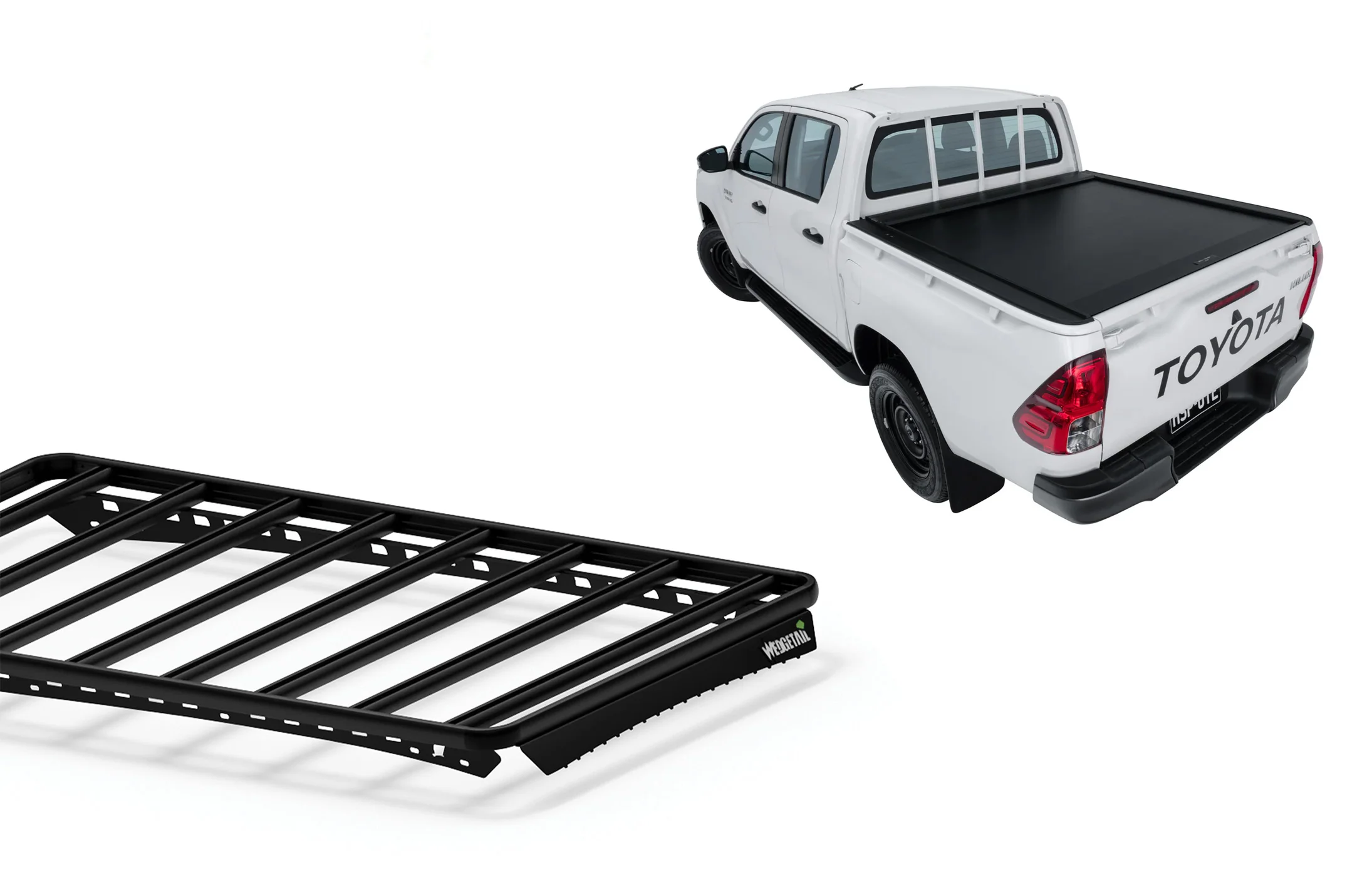 Toyota Hilux (2015-2024) GUN N80 Dual Cab Wedgetail Platform Roof Rack - Image 4