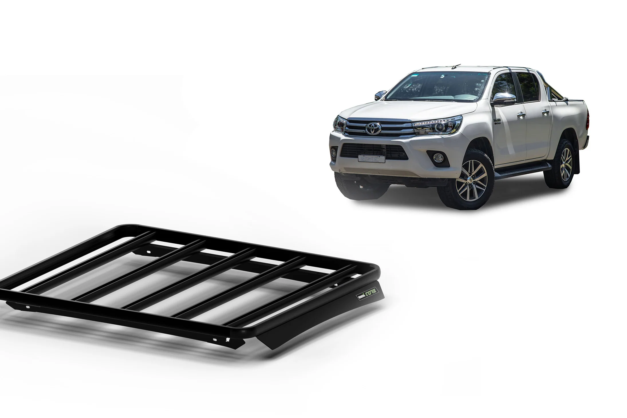 Toyota Hilux (2015-2025) N80 Dual Cab Core Wedgetail Platform Roof Rack - Image 3