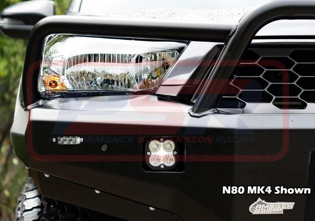 Toyota HILUX (2015 - On) N80 MK3-MK4 5/2020-On Ambush Triple Hoop Bullbar - Image 8