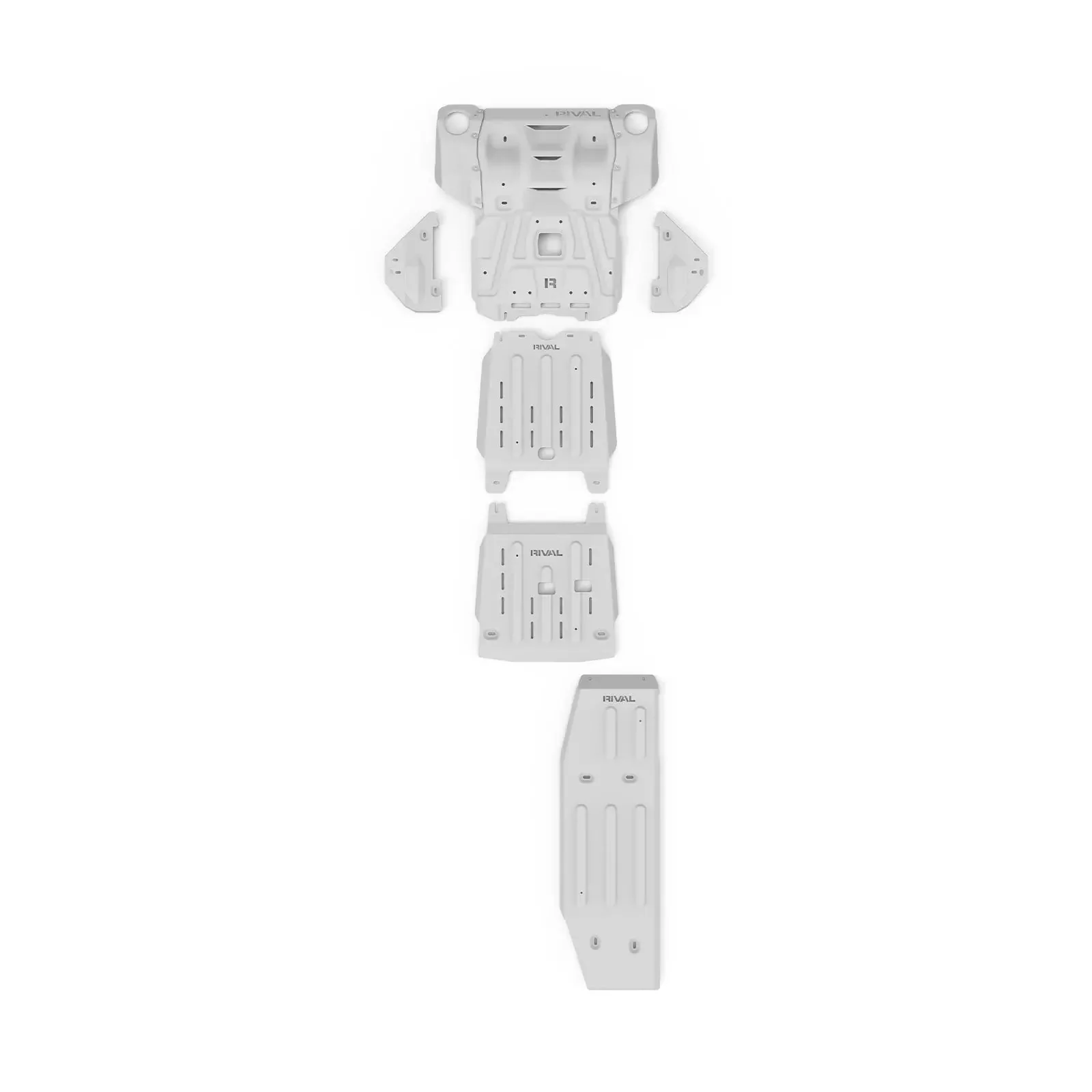 Toyota Hilux (2015-2025) N80 Set of 5 Aluminum Bash Plates -  | New Design