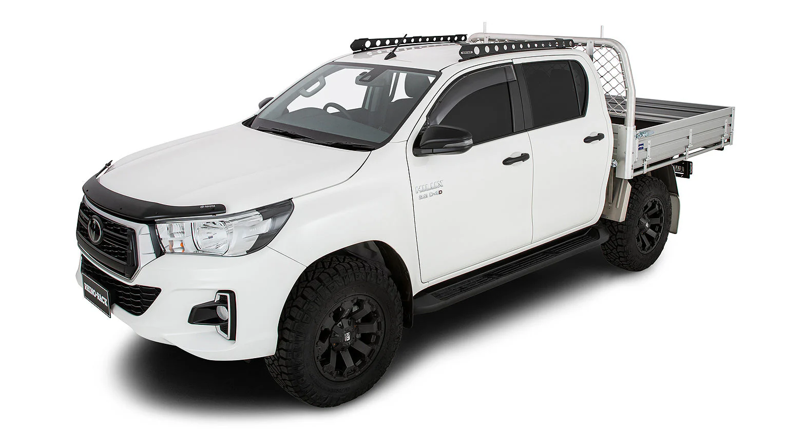 Toyota Hilux (2016-2024) Rhino-Rack Backbone & Pioneer Platform Tray Tradie Rack