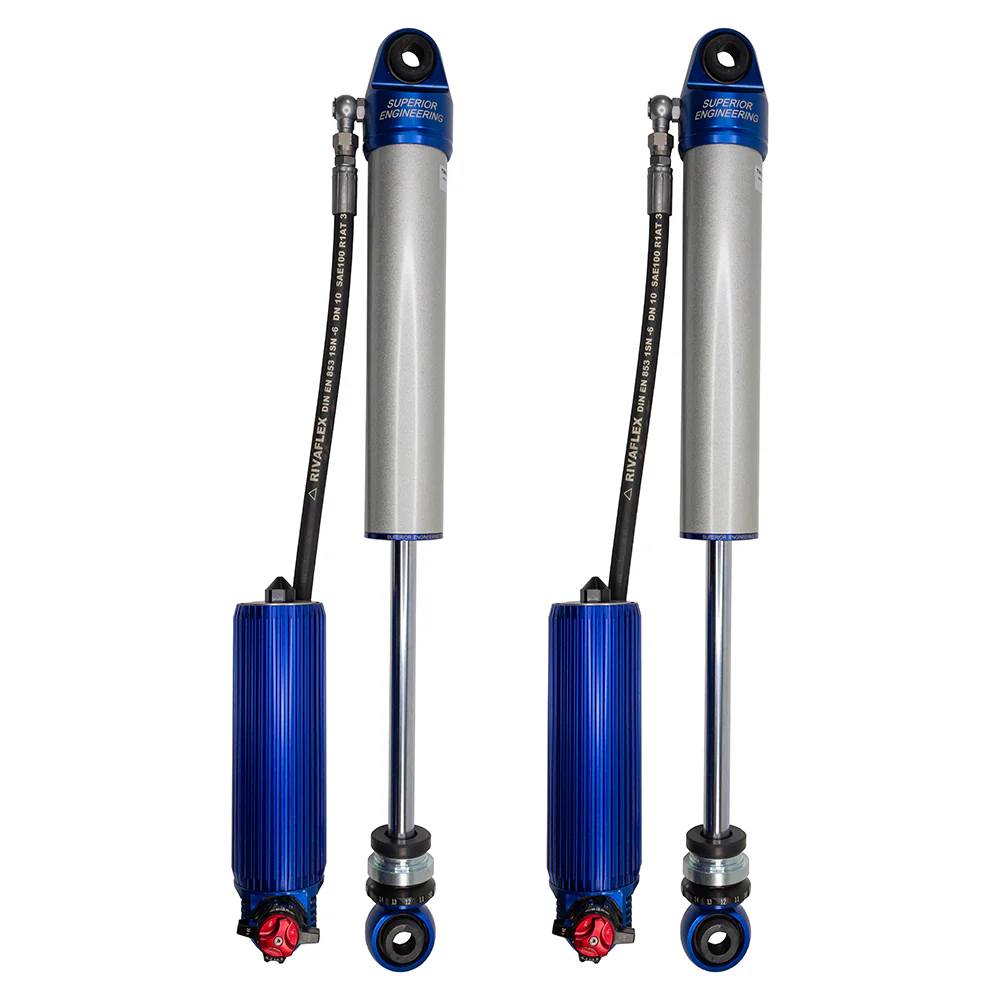 Toyota LandCruiser (02/2007-10/2016) Superior Engineering Superior 3 Way Adjustable 2.5 Monotube Remote Reservoir Shock Kits Rear Suitable for Toyota Landcruiser 76/78/79 Series - TAR6-LC7-XXX-R