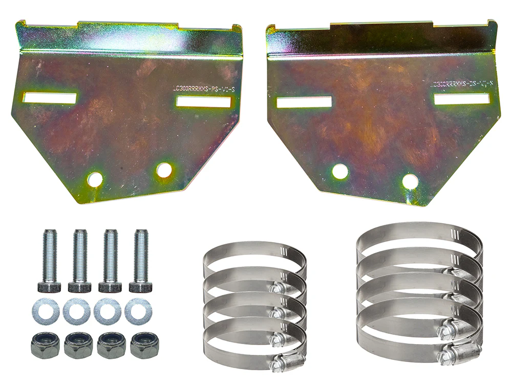 Toyota LandCruiser (07/2021-current) Superior Engineering Superior 2.0/2.5 Shock Reservoir Mount Suitable For Toyota LandCruiser 300 Series Rear (Zinc) (Pair) - SUP-LCR300RESMNTR-Z-XXX