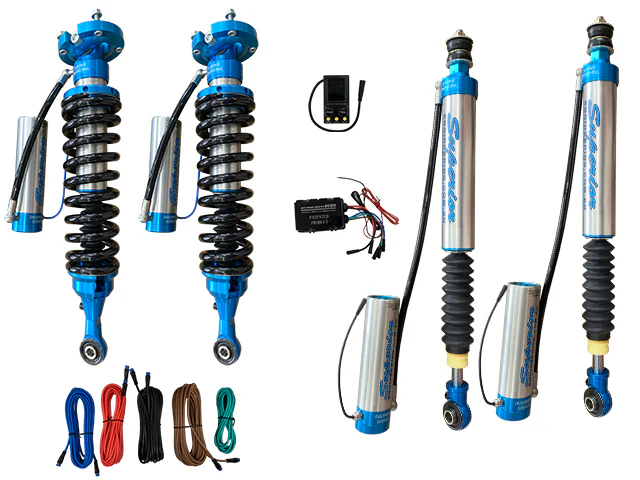 Toyota LandCruiser (07/2021-current) Superior Engineering Superior Electric (ECDS) In Cab Adjustable 2.5 Monotube Remote Reservoir Shock Kit Suitable for Toyota LandCruiser 300 Series (Shock Kit Only) - SUPECDS-LCR300-XXX