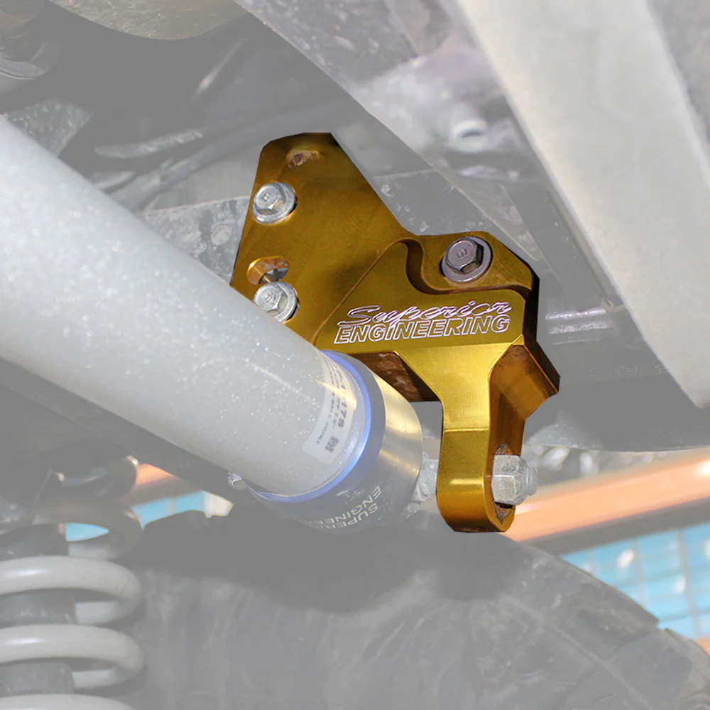 Toyota LandCruiser (09/1999-03/2007) Superior Engineering Superior Billet Series 7075 - T6 Alloy Damper Bracket Chassis Mount Suitable For Toyota LandCruiser 79 Series - DMBK-D-LCR24-A
