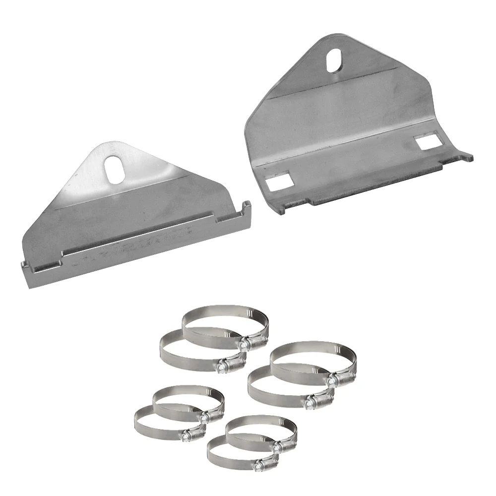 Toyota LandCruiser (09/1999-03/2007) Superior Engineering Superior Stainless Steel 2.0/2.5 Remote Reservoir Mount Suitable For Toyota LandCrusier 79 Series (Superior Coil Converted) - RESM-F-LCR24