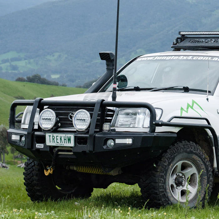 Toyota Landcruiser (1997-2007) 105 Series Jungle 4x4 Commercial Bull Bar - Image 2