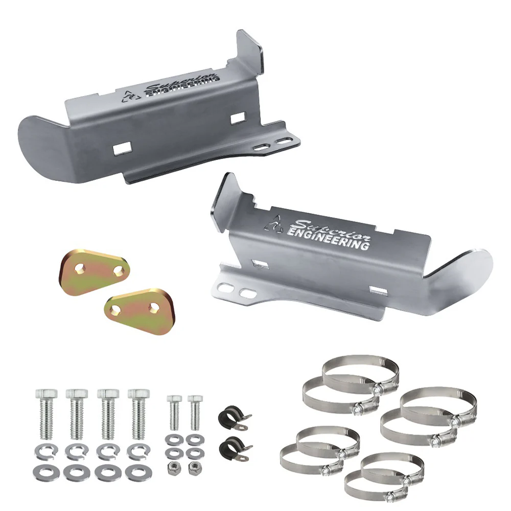 Toyota LandCruiser (11/2024-current) Superior Engineering Superior 304 Stainless Steel 2.0/2.5 Rear Shock Reservoir Mount Suitable For Toyota LandCruiser Prado 250 Wagon 06/2024 on - RESM-B-PRD11-A