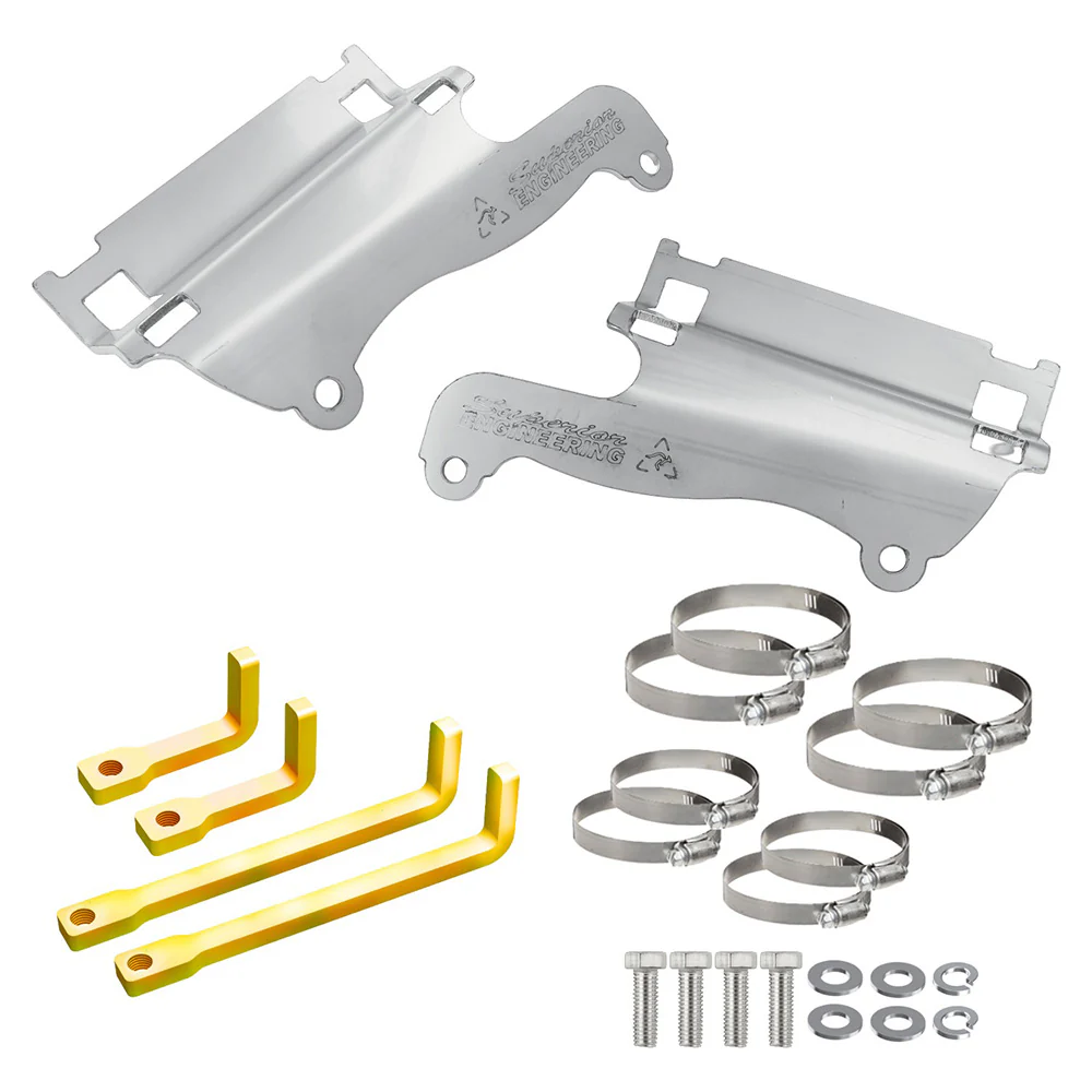 Toyota LandCruiser (11/2024-current) Superior Engineering Superior 304 Stainless Steel 2.0/2.5 Shock Reservoir Mount Suitable For Toyota LandCruiser Prado 250 Wagon 06/2024 on Front - RESM-C-PRD11-A