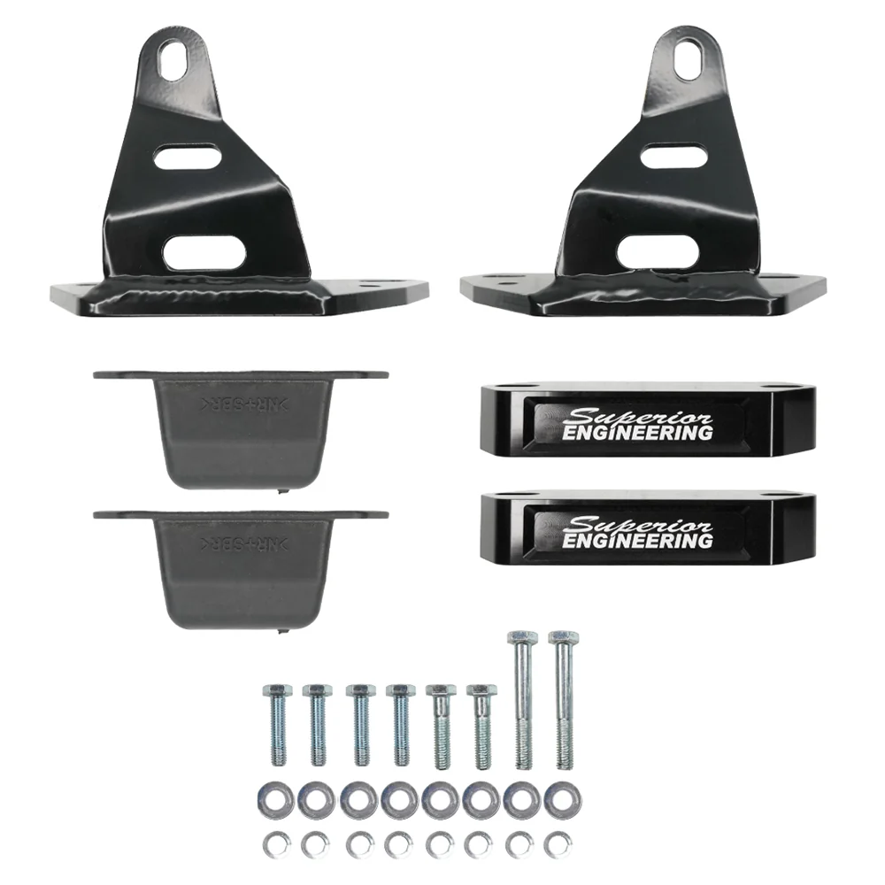 Toyota LandCruiser (11/2024-current) Superior Engineering Superior Bump Stop Extensions Suitable For Toyota LandCruiser Prado 250 Series 06/2024 on Rear - BSEX-A-PRD11
