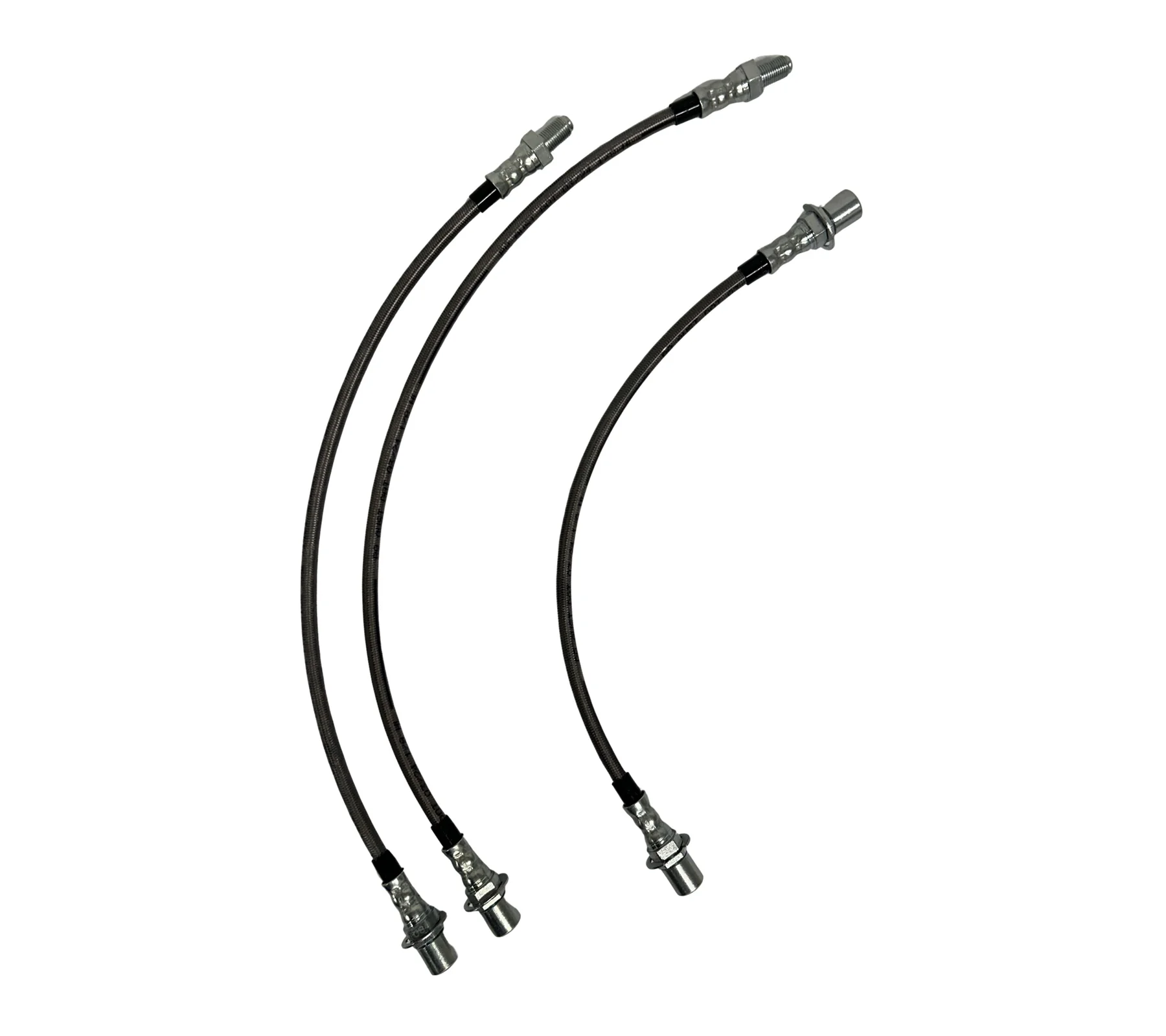Toyota Landcruiser (1990-08/1991) 80 Series 03/1990-08/1991 Tough Dog Extended Brake Hose Kit Braided - 80 Series Landcruiser with ABS